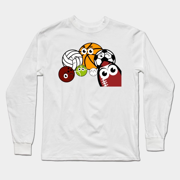 Sport bros Long Sleeve T-Shirt by WordsGames